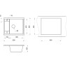 Кухонная мойка GRANULA GR-6002 песок 6002 PECOK
