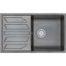 Кухонная мойка GRANULA GR-8601 шварц (черный металлик) 8601 SHBAPC