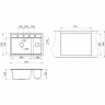 Кухонная мойка GRANULA KITCHEN SPACE KS-7302 алюминиум 7302 ALYUMIHIYM