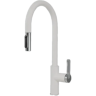 Смеситель для кухни GRANULA 8168 арктик с выдвижным изливом 8168 APKTIK (BELYII)